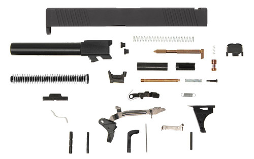 Glock® 17 Compatible Pistol Build Kit w/ Front & Rear Serrated Slide - Image 2