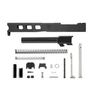 Complete LFA Elite Glock® 17 Compatible Slide - Black w/ Stainless, Black, Threaded or Non-Threaded Barrel