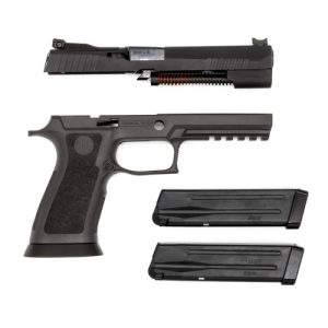 SIG SAUER® P320™ XFIVE TXG Caliber X-Change Kit - 9mm, Fiber Optic Front w/ R2 Adjustable Rear, (2) 17 Round Steel Magazines